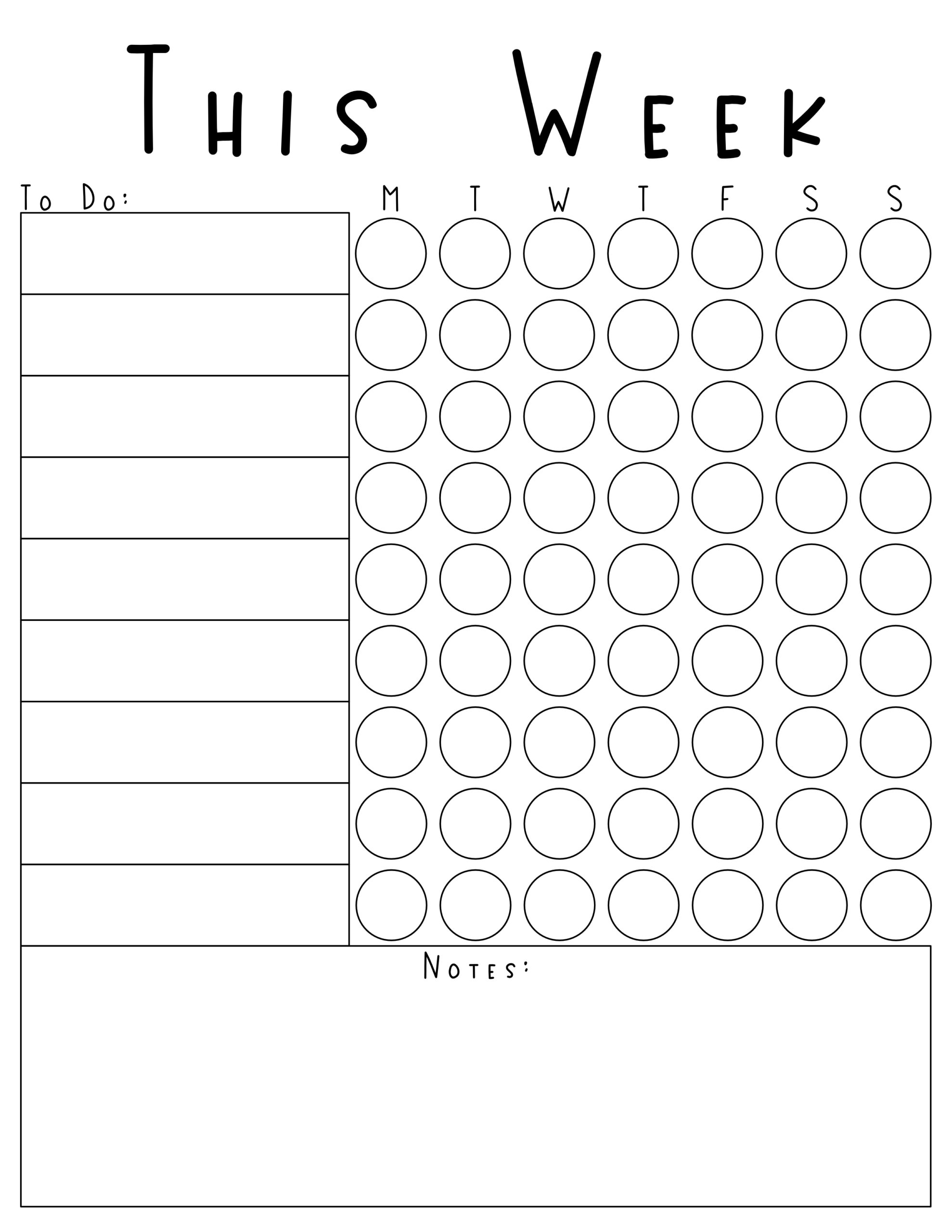 Printable To Do Lists