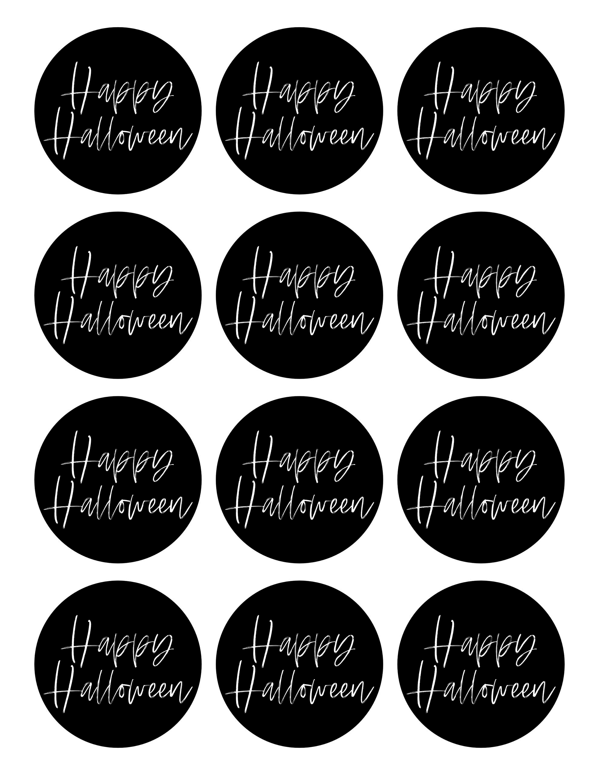 free printable halloween tags
