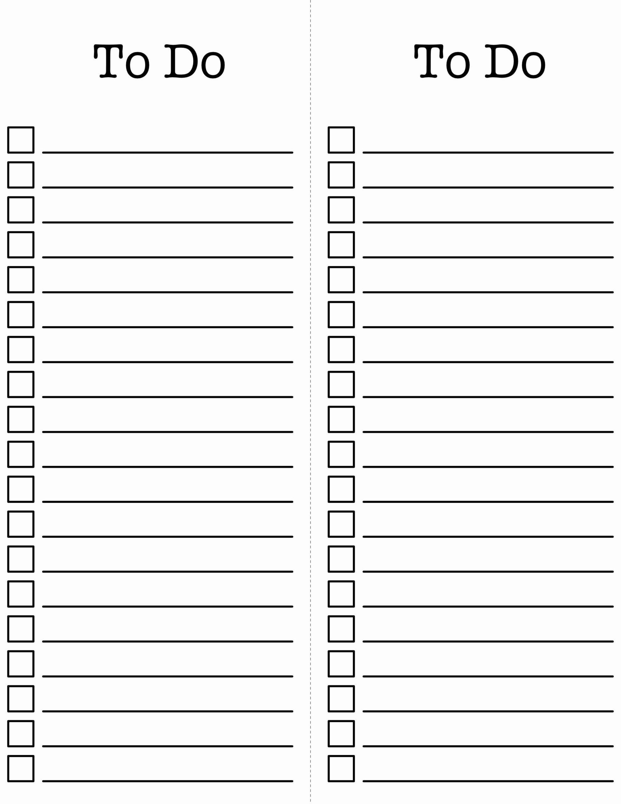 To Do List printables