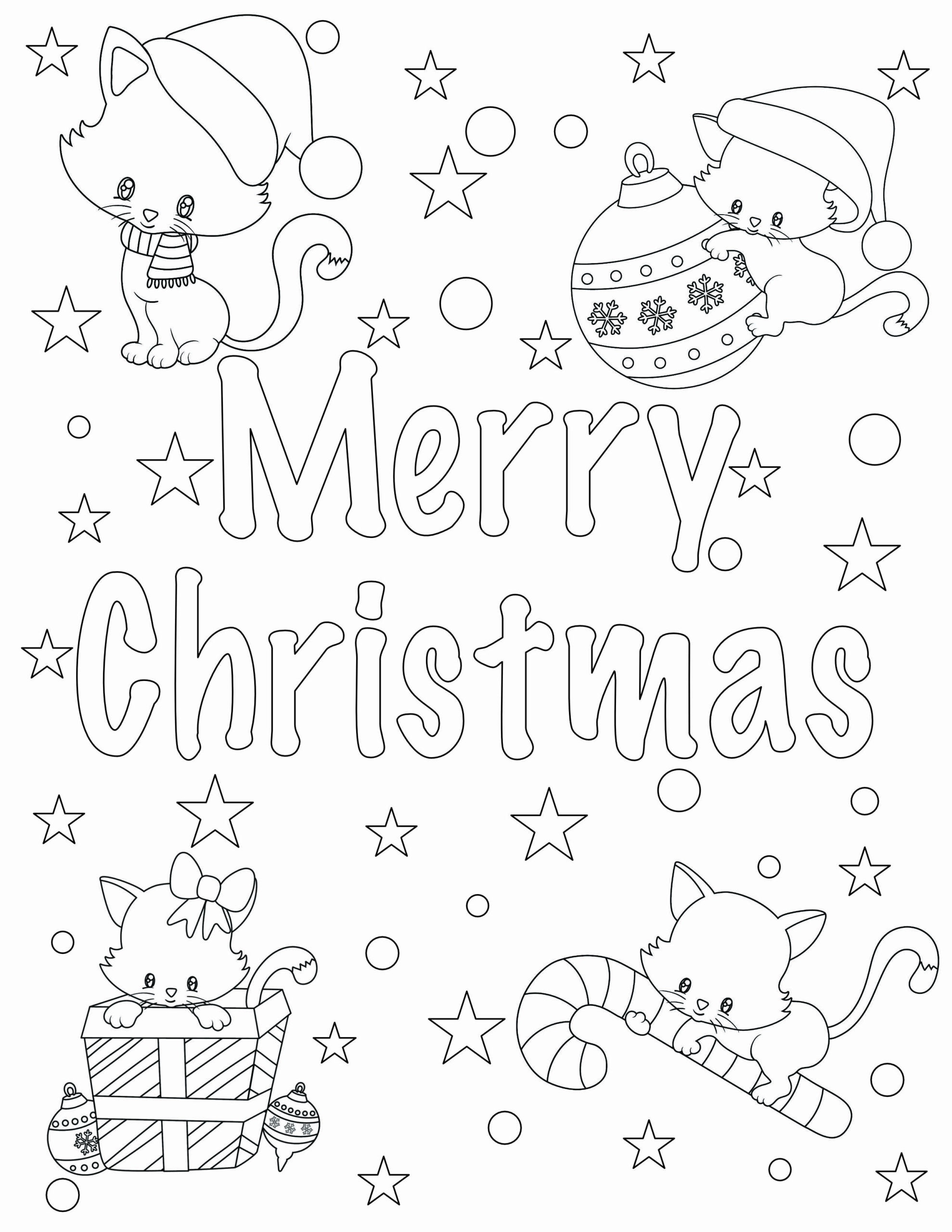 Christmas Coloring Page Printable