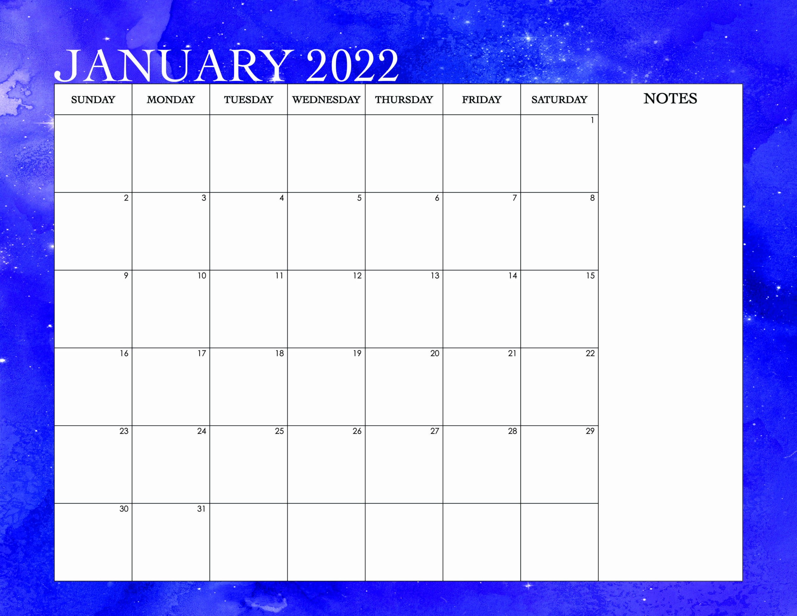 2022 Printable Calendars