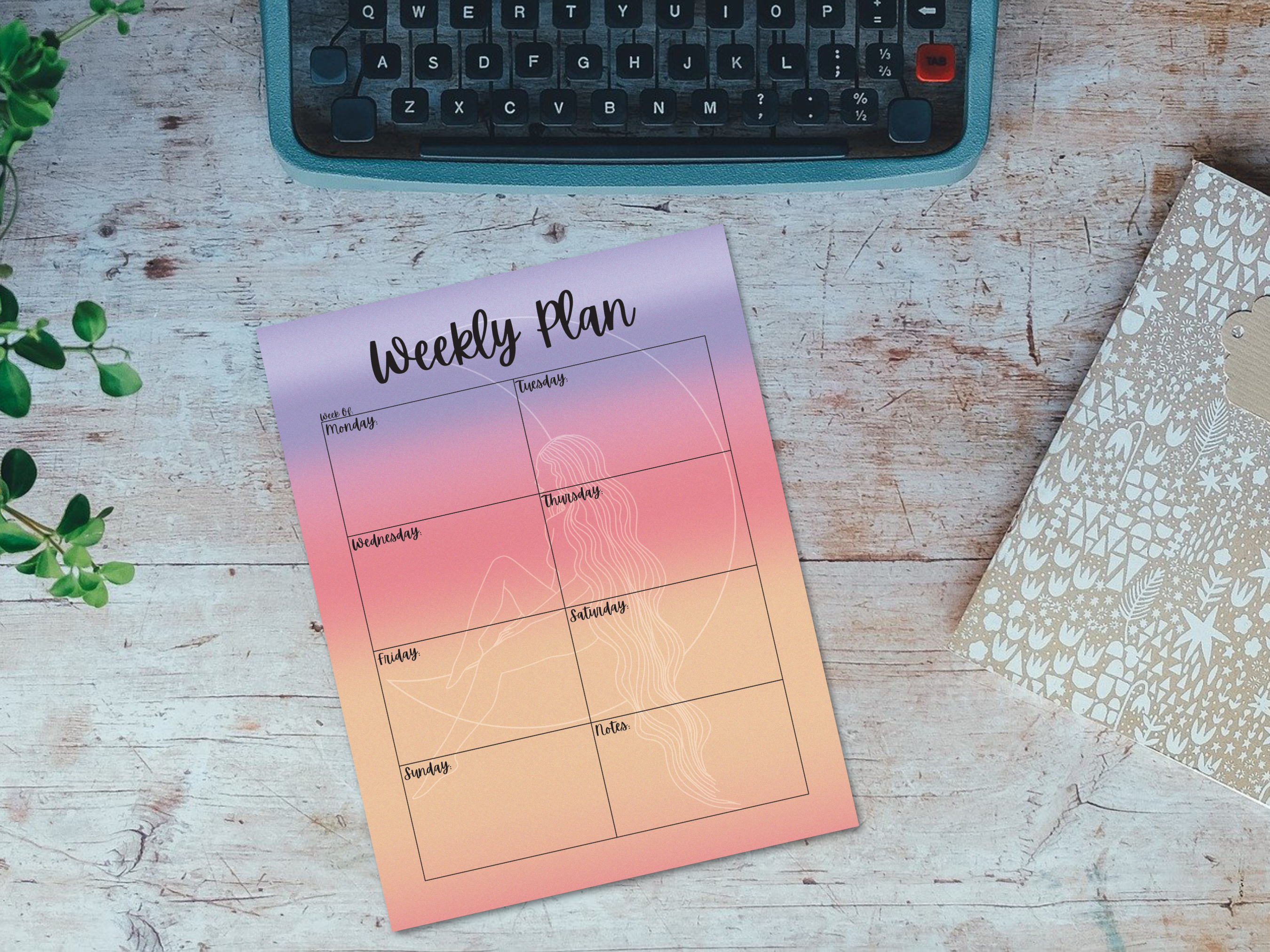 Weekly Planner Page