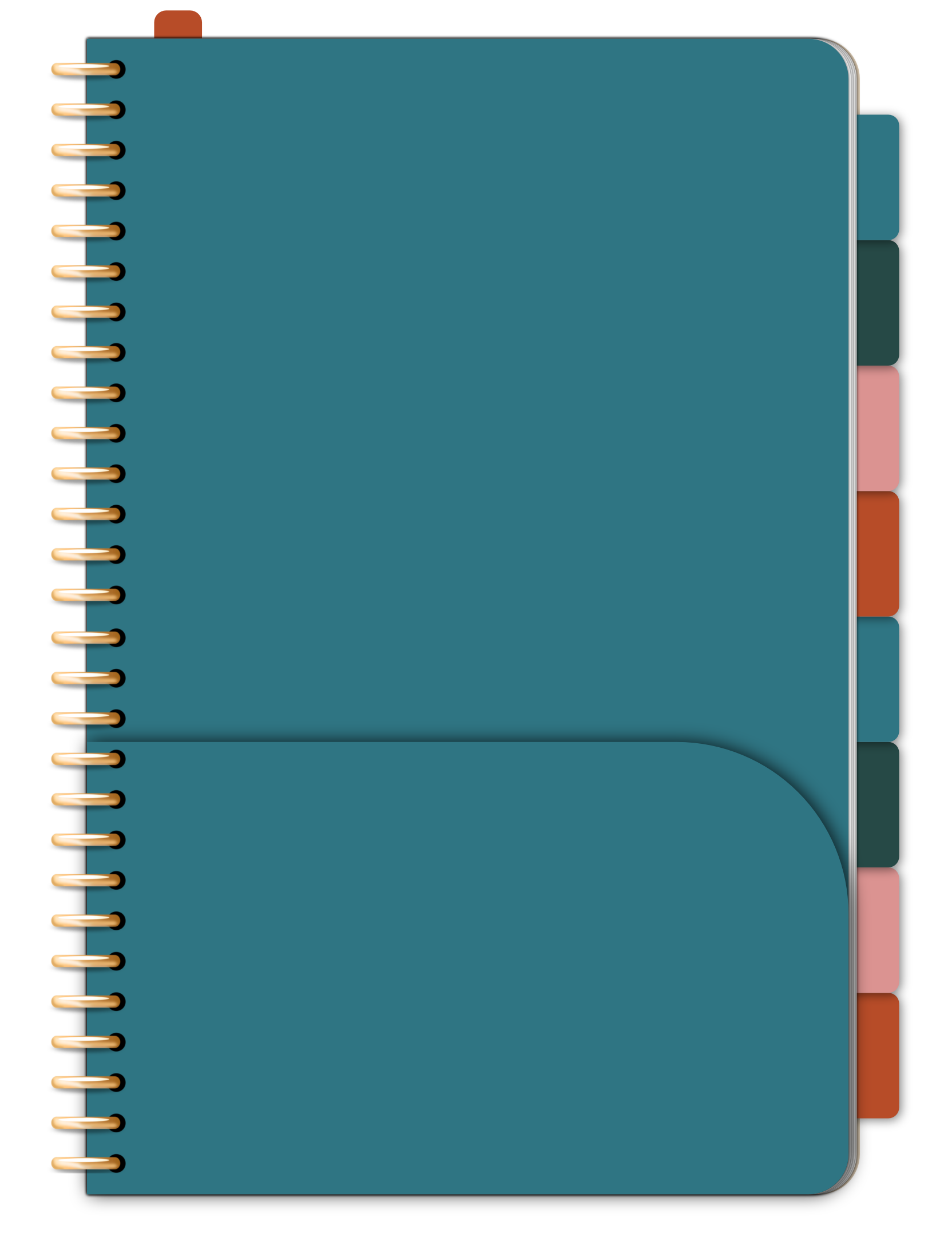 January Freebie: Free Digital Notebook With 8 Dividers - Spec on a Speck