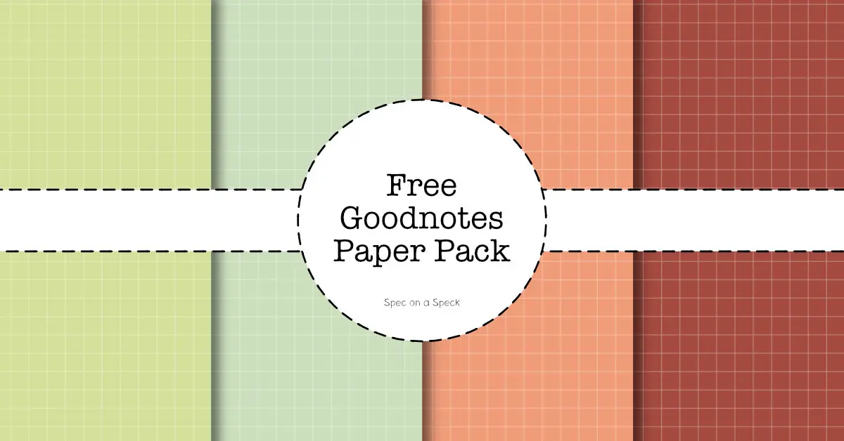 Free Goodnotes Graph Paper Templates Spec On A Speck 6474