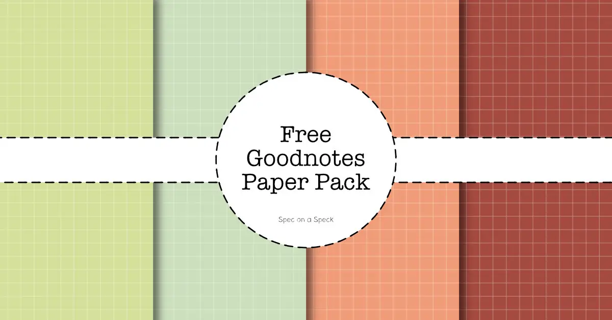 Goodnotes graph paper pack