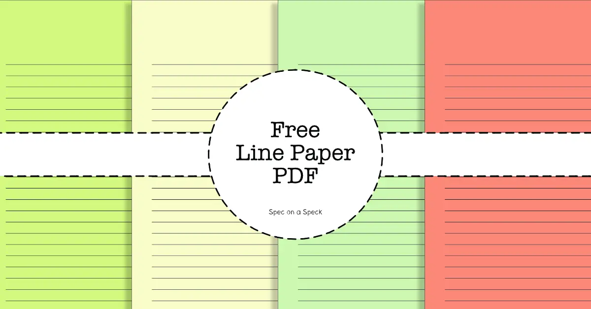 Free Lined Paper PDF
