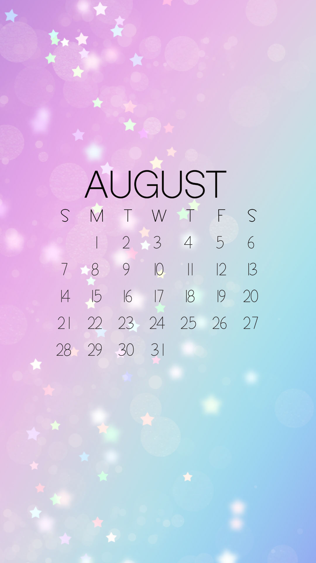 August Wallpaper For iPhone