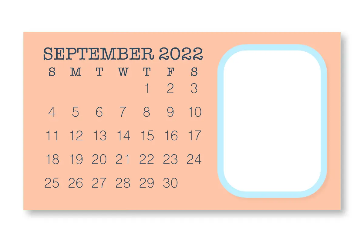 September desktop organizer wallpaper