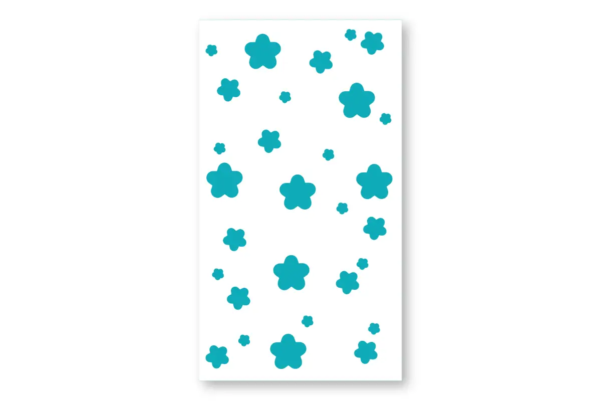 Home Screen wallpaper with puffy blue stars