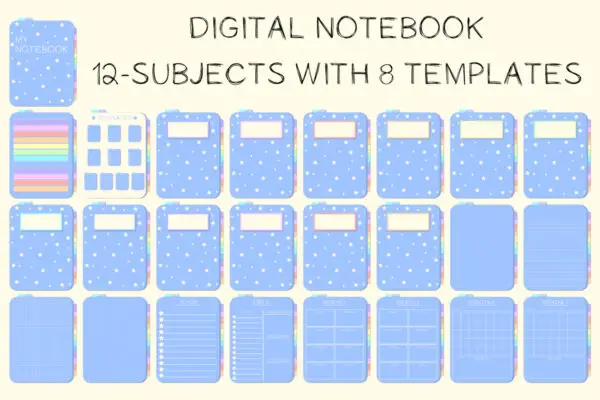 Purple Digital Notebook