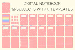 Digital Notebook for Goodnotes