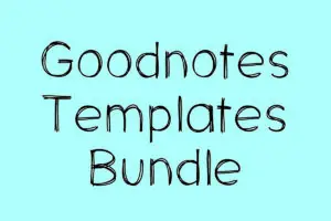 Goodnotes Template Bundle