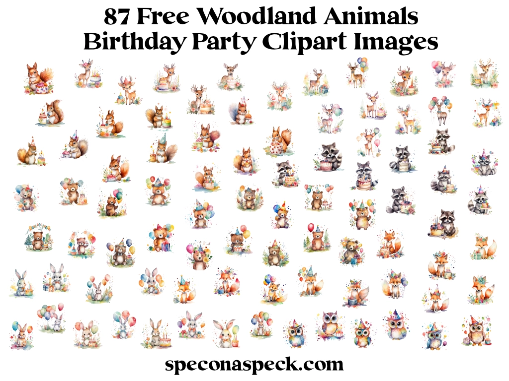 87 woodland animal free clipart images