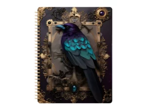 bird cover on spiral goodnotes notebook