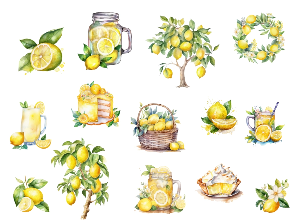 14 free lemon clipart images