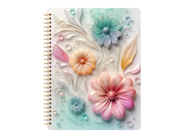 glass flower goodnotes notebook