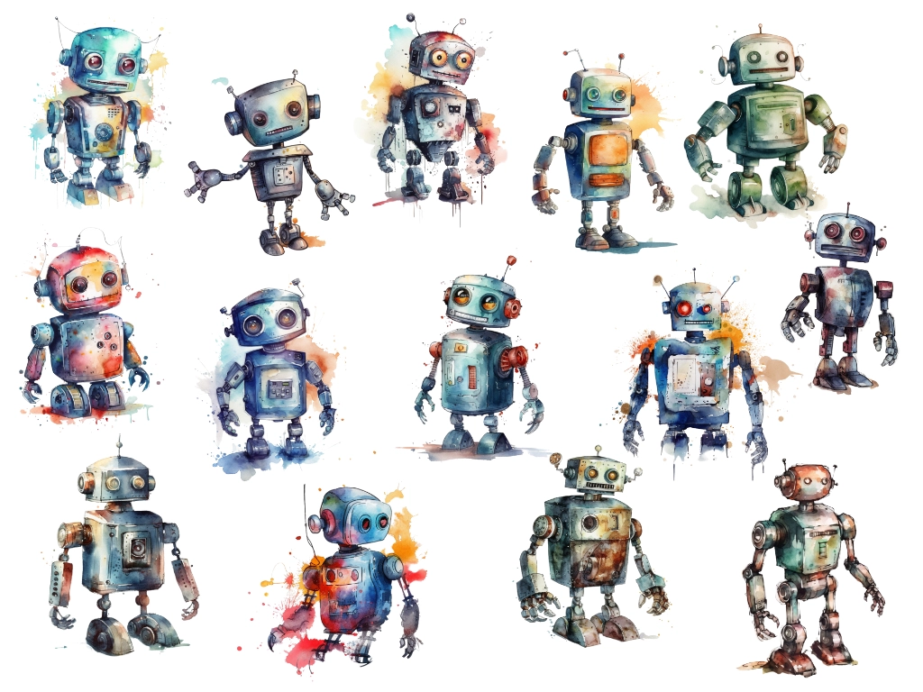 14 free robot clipart images