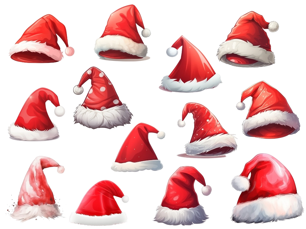 13 Free Santa hat clipart images