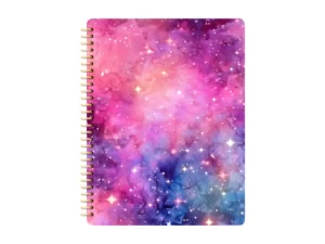 pink and purple galaxy goodnotes cover journal digital notebook