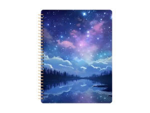 purple and blue sky digital notebook for goodnotes