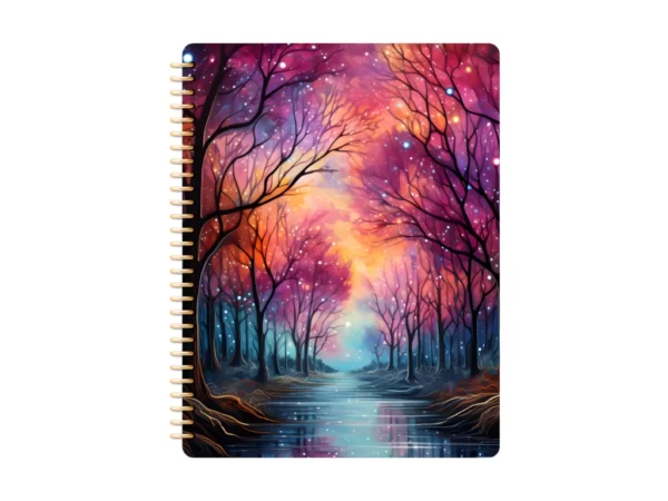 starry night river goodnotes notebooks