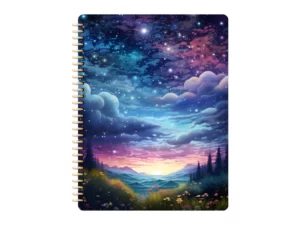 Goodnotes notebook with sky and meadow