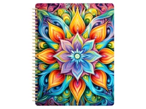 psychedelic goodnotes cover for digital notebook