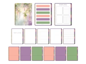 floral vine digital notebook for goodnotes