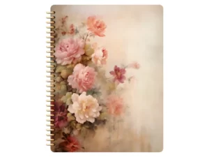 an antique floral goodnotes notebook cover