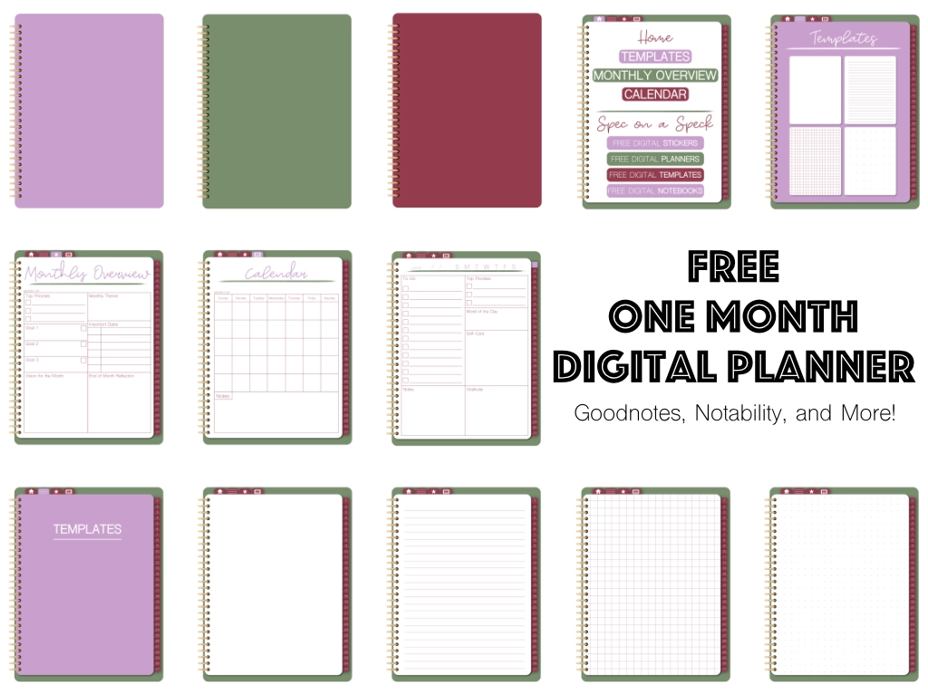 Digital Planner for Goodnotes, Notability, and More (Free)